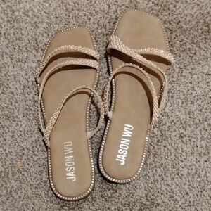 Jason Wu Beige Studded Sandals